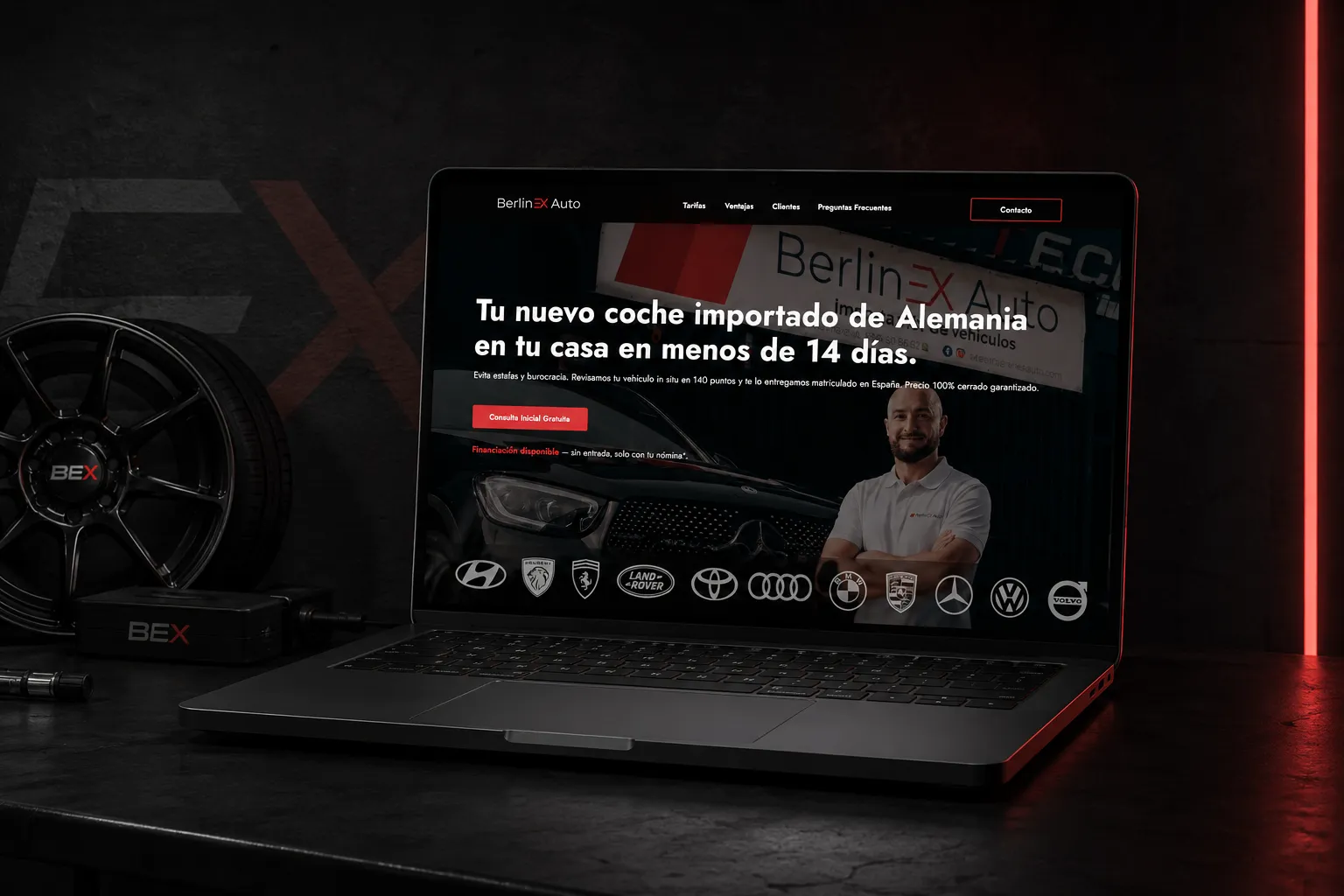 Proyecto 2 — captura de la web