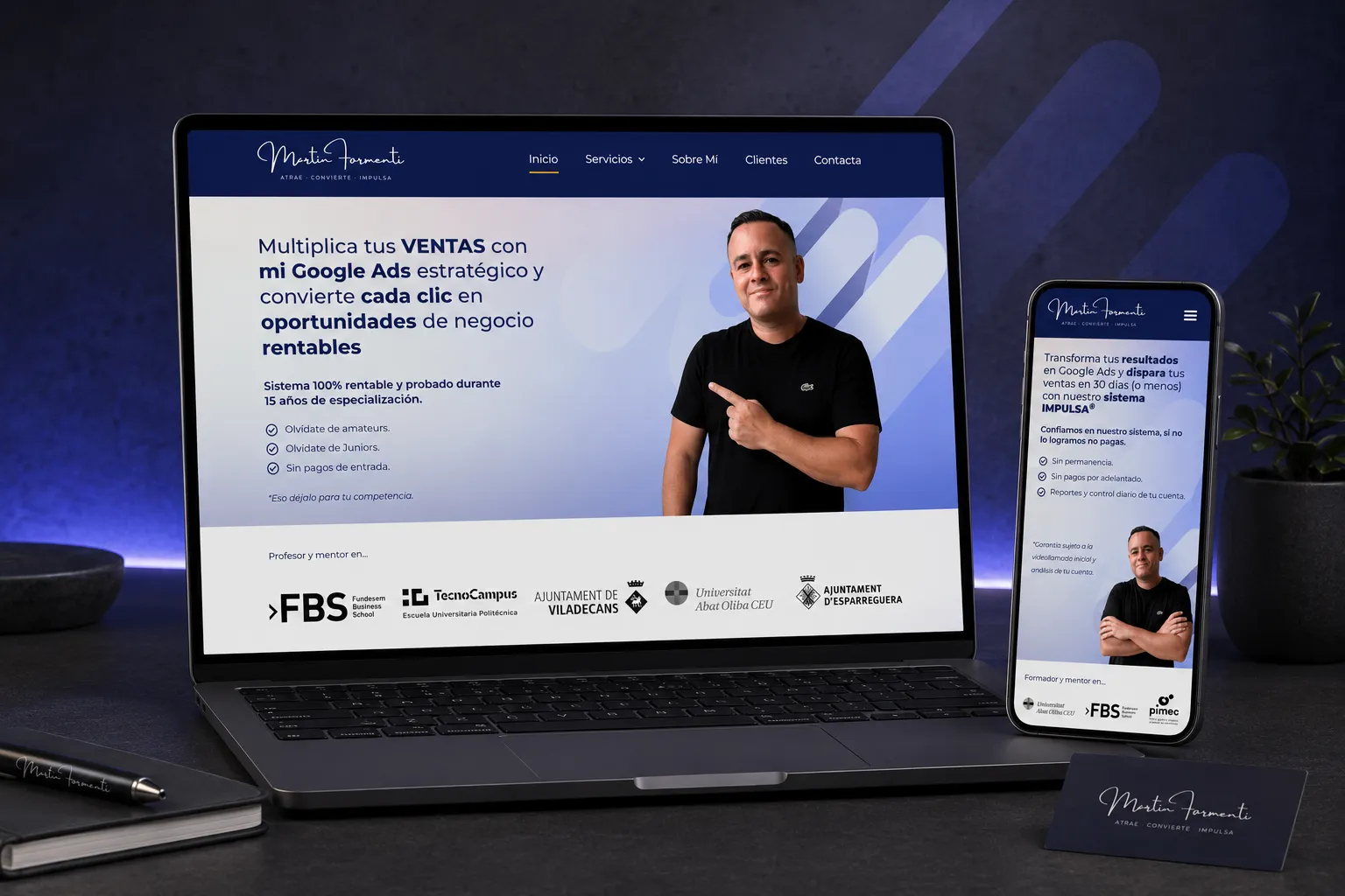 Proyecto 4 — captura de la web